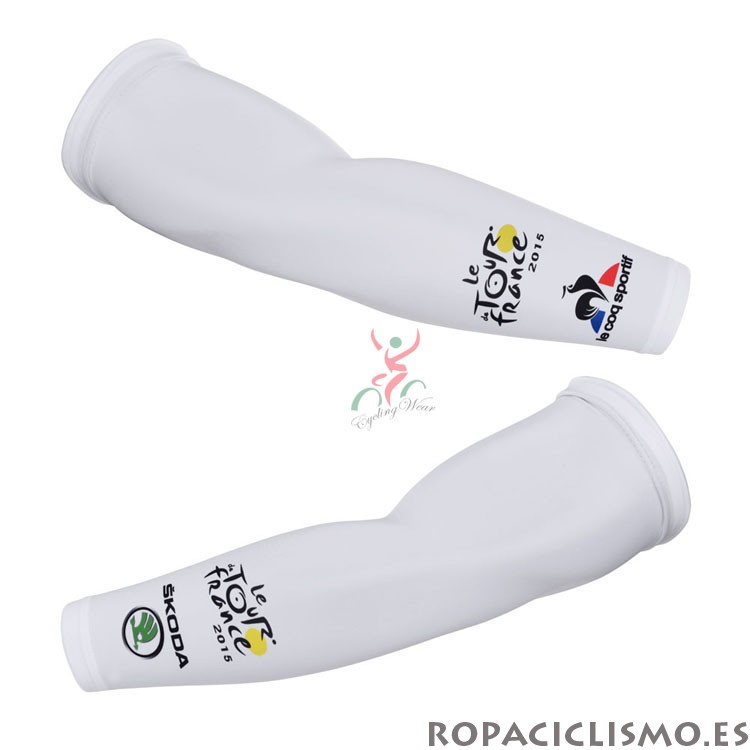 2015 Tour de France Manguitos blanco